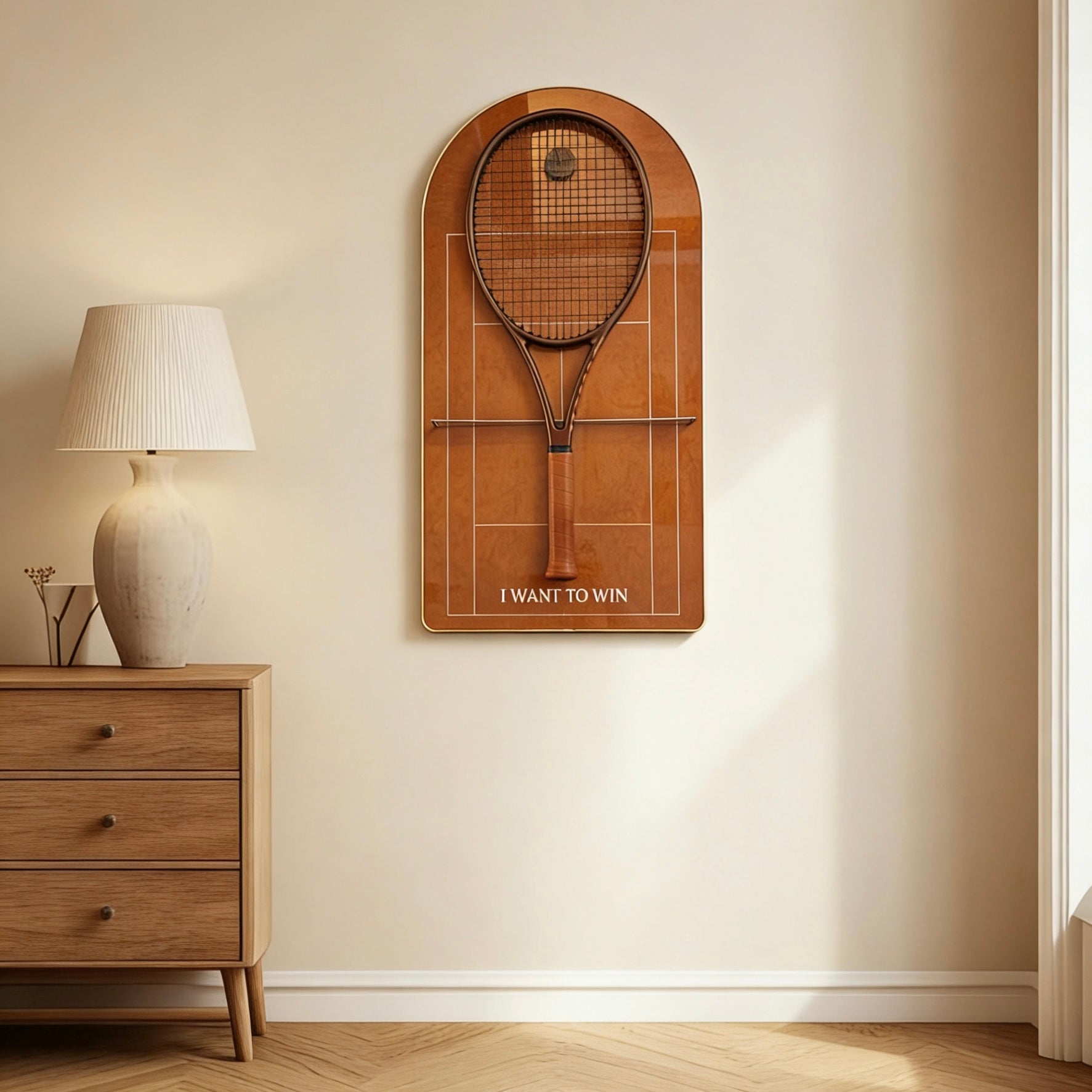 🔹 Orange Arched Display Frame