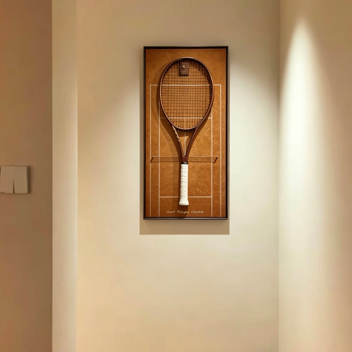 Step 4: Place Your Tennis Racket