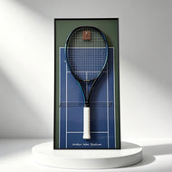 US Open-Inspired Tennis Racket Display Frame – Collect & Showcase Your Racket(Excluding the racket)