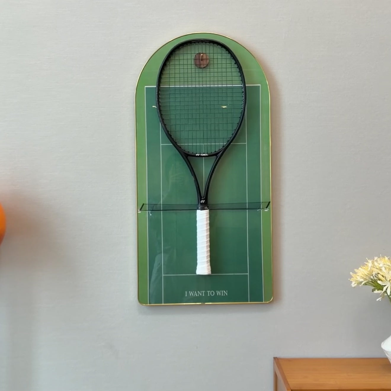 Step 4: Place Your Tennis Racket