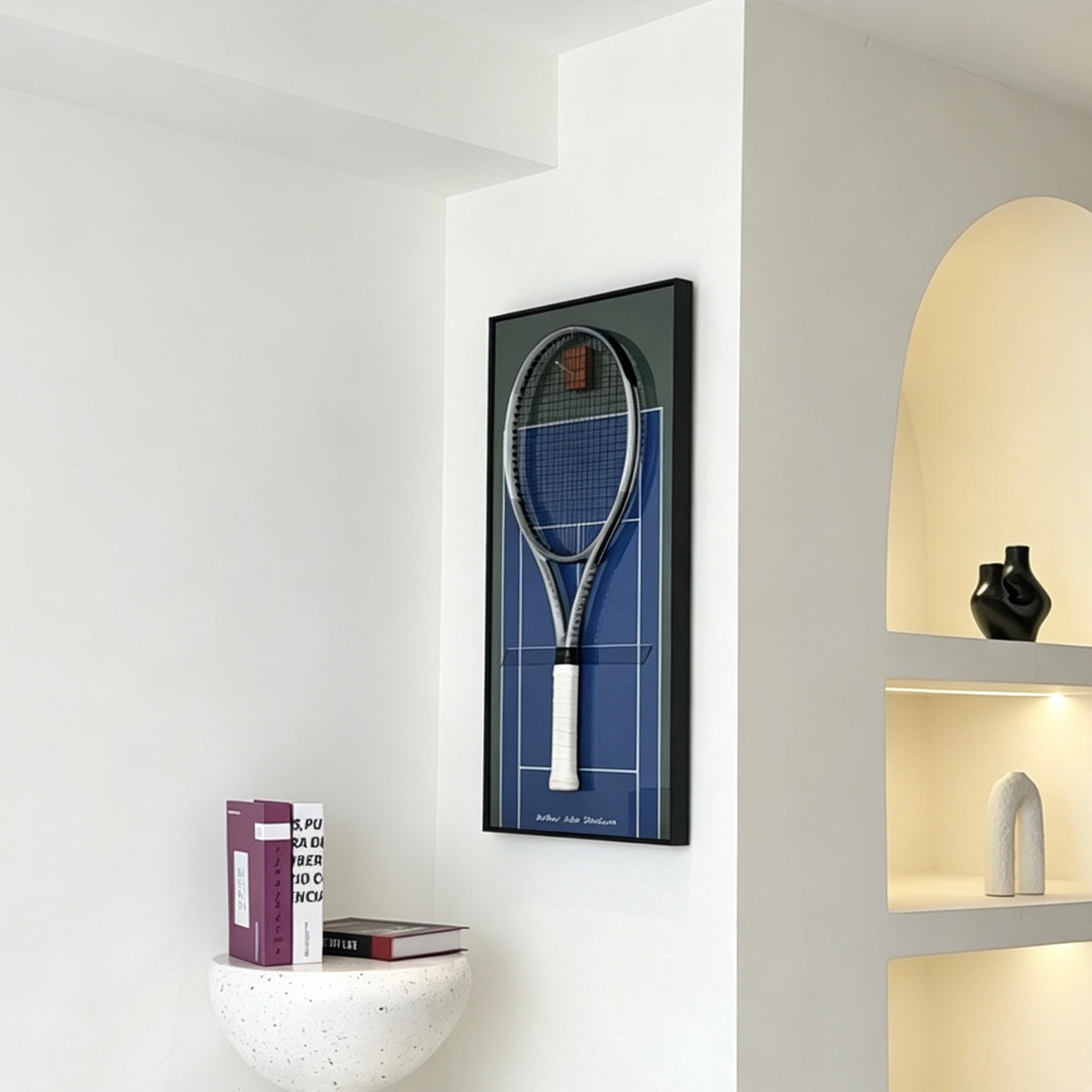 Step 4: Place Your Tennis Racket