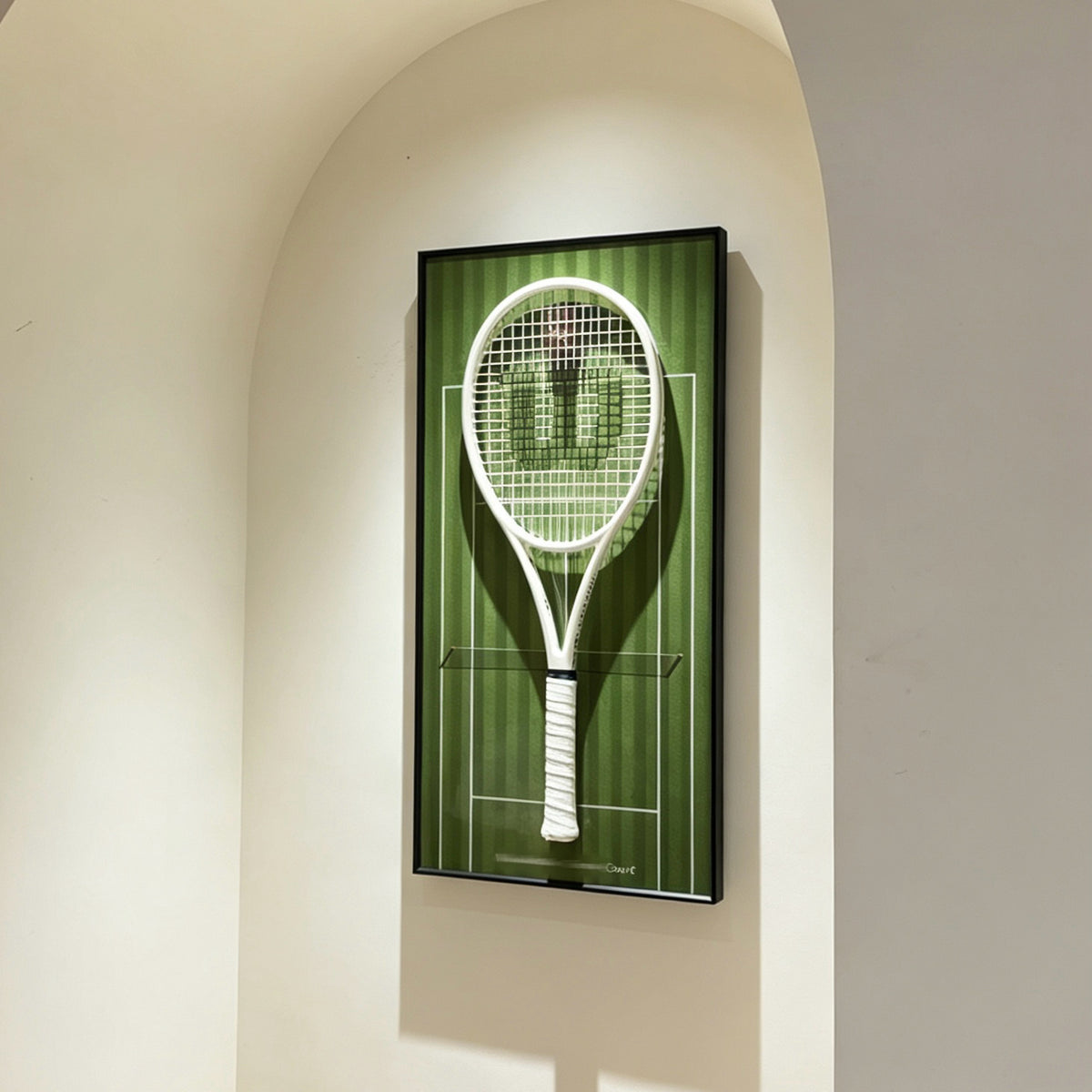 Step 4: Place Your Tennis Racket
