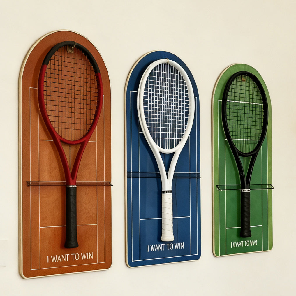 Color Collection Tennis Racket Display Set of 3（Excluding the racket）