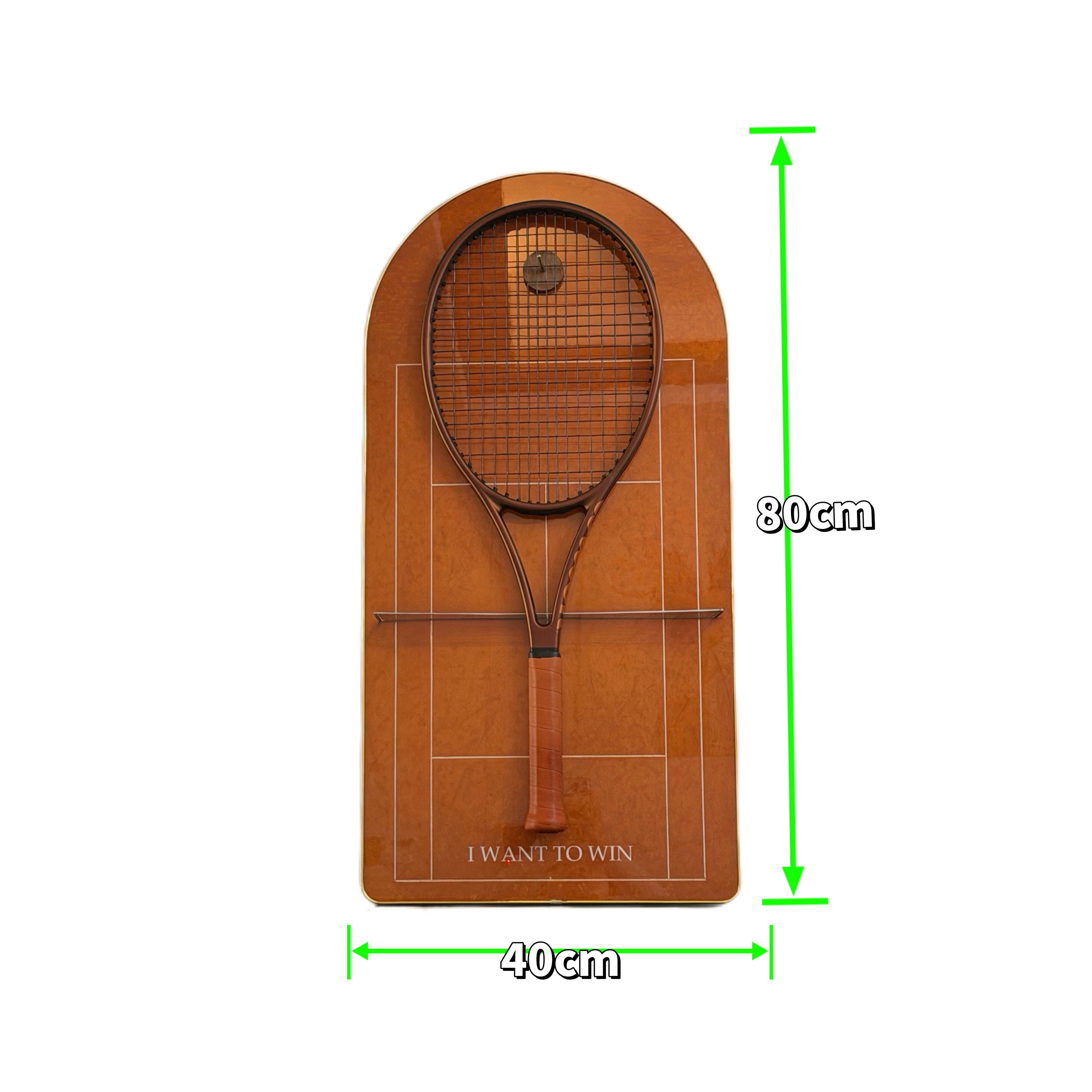 Arched Tennis Racket Display Case – Wall Mount Frame for Racquet Storage & Display racket display stand sports