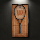 Roland Garros &amp; French Open Inspired Tennis Racket Display Frame – Wall Mount Holder（Excluding the racket）