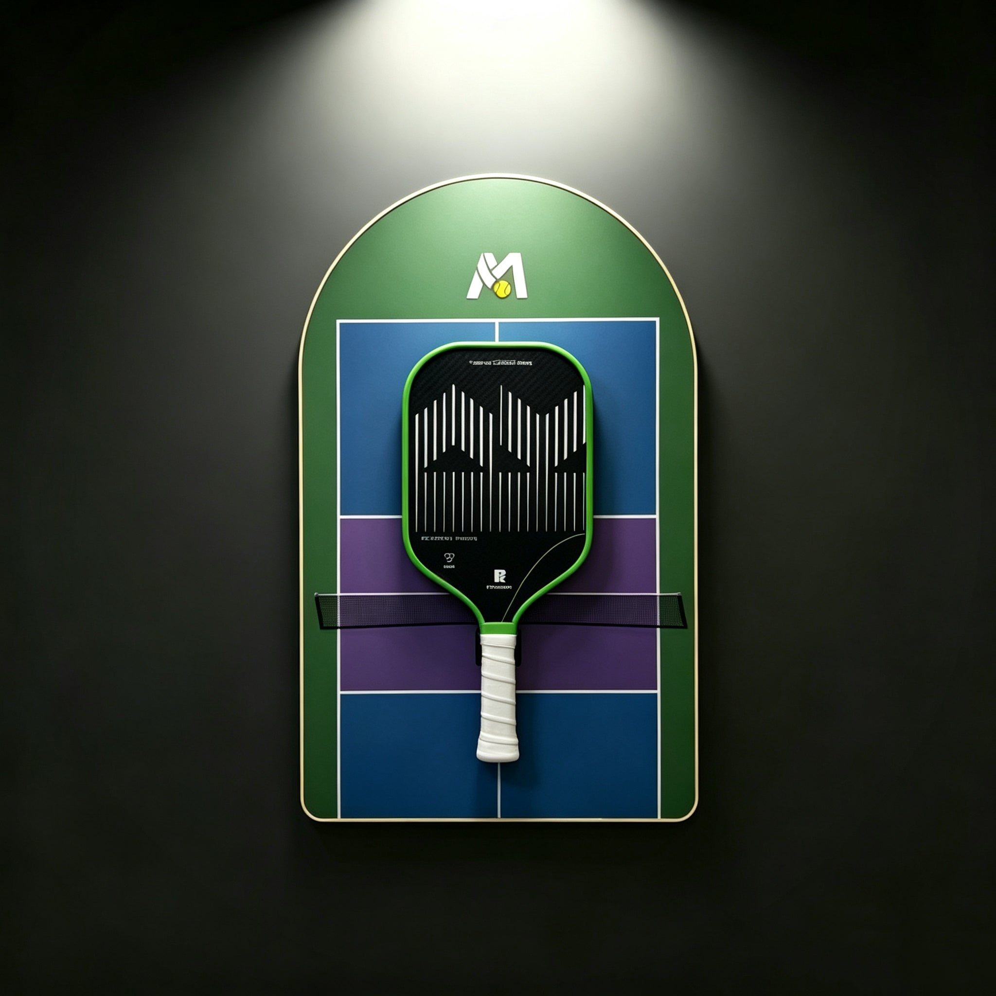 Pickleball Paddle Wall Display Frame – Modern Hanging Rack for Home Decor(Excluding the Racket)