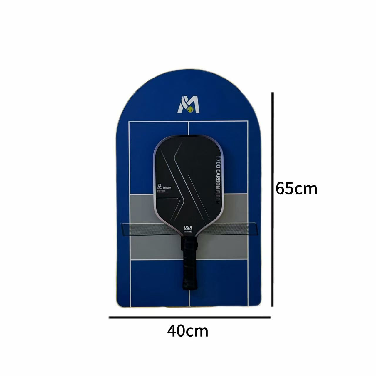 Wall Mounted Pickleball Paddle Frame – Premium Display Rack for Sports Lovers(Excluding the Racket)