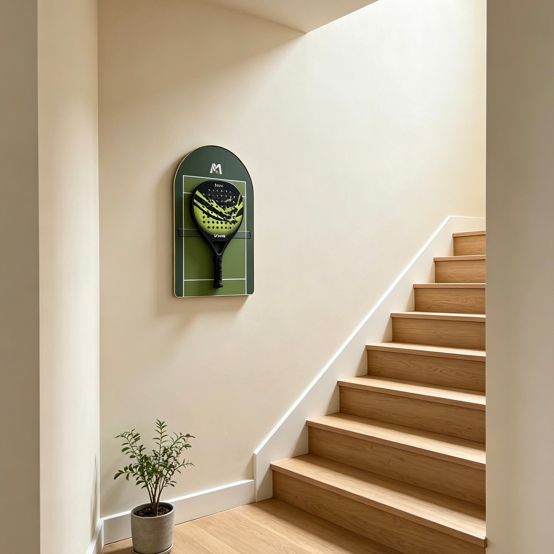 Padel Racket Wall Display Frame – Premium Wall Mount Showcase (Excluding the Racket)