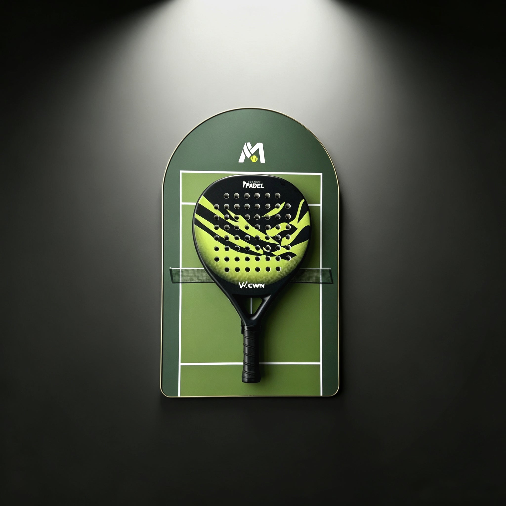 Padel Racket Wall Display Frame – Premium Wall Mount Showcase (Excluding the Racket)