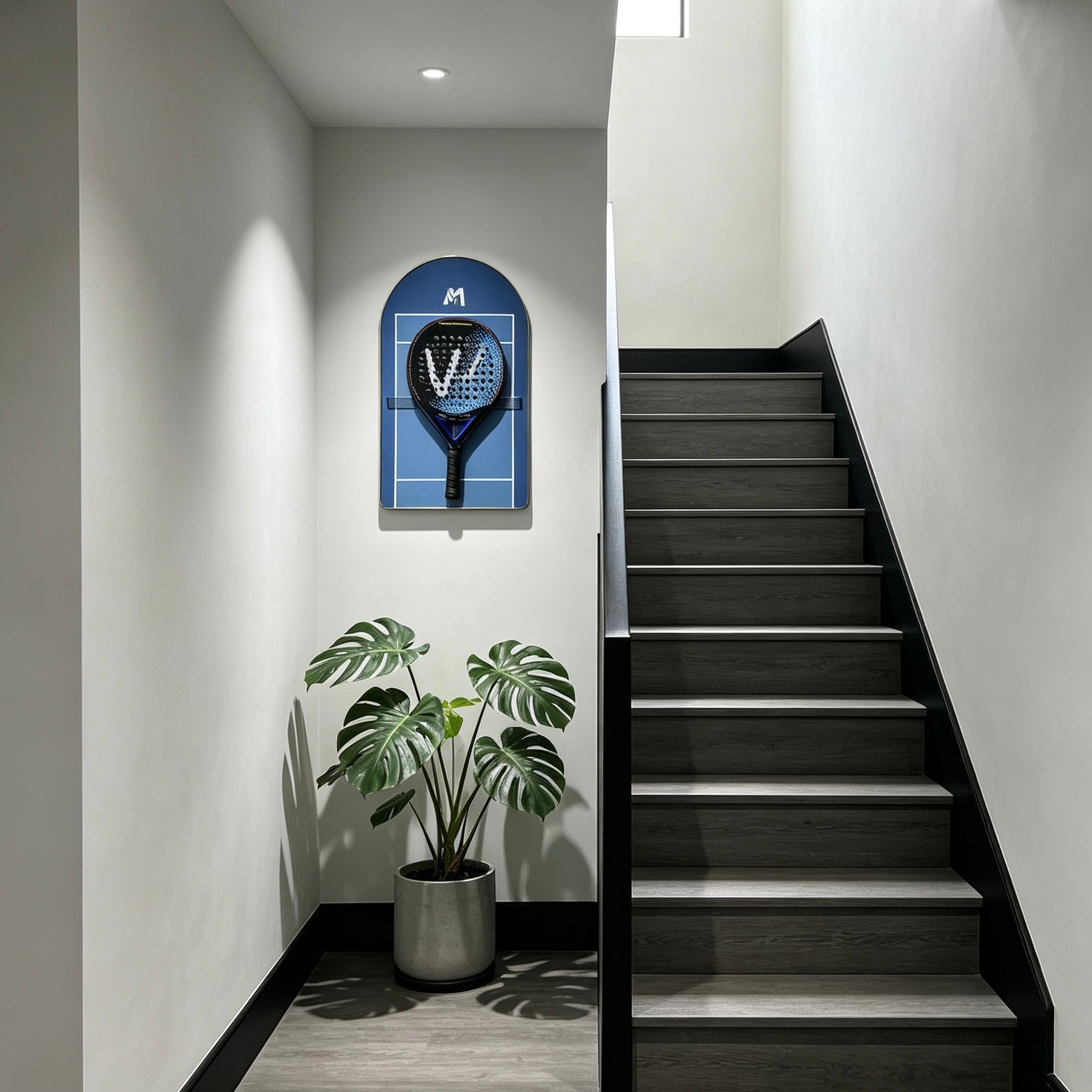 Padel Racket Display Frame – Minimalist Wall-Mounted Showcase (Excluding the Racket)