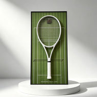 Wimbledon Tennis Tournament Racket Display Frame – Premium Wall Mount Holder & Decor（Excluding the racket）