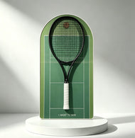 The Wimbledon Tennis Championship Inspired Tennis Racket Display Case – Wall Mount Frame for Tennis Collection（Excluding the racket）