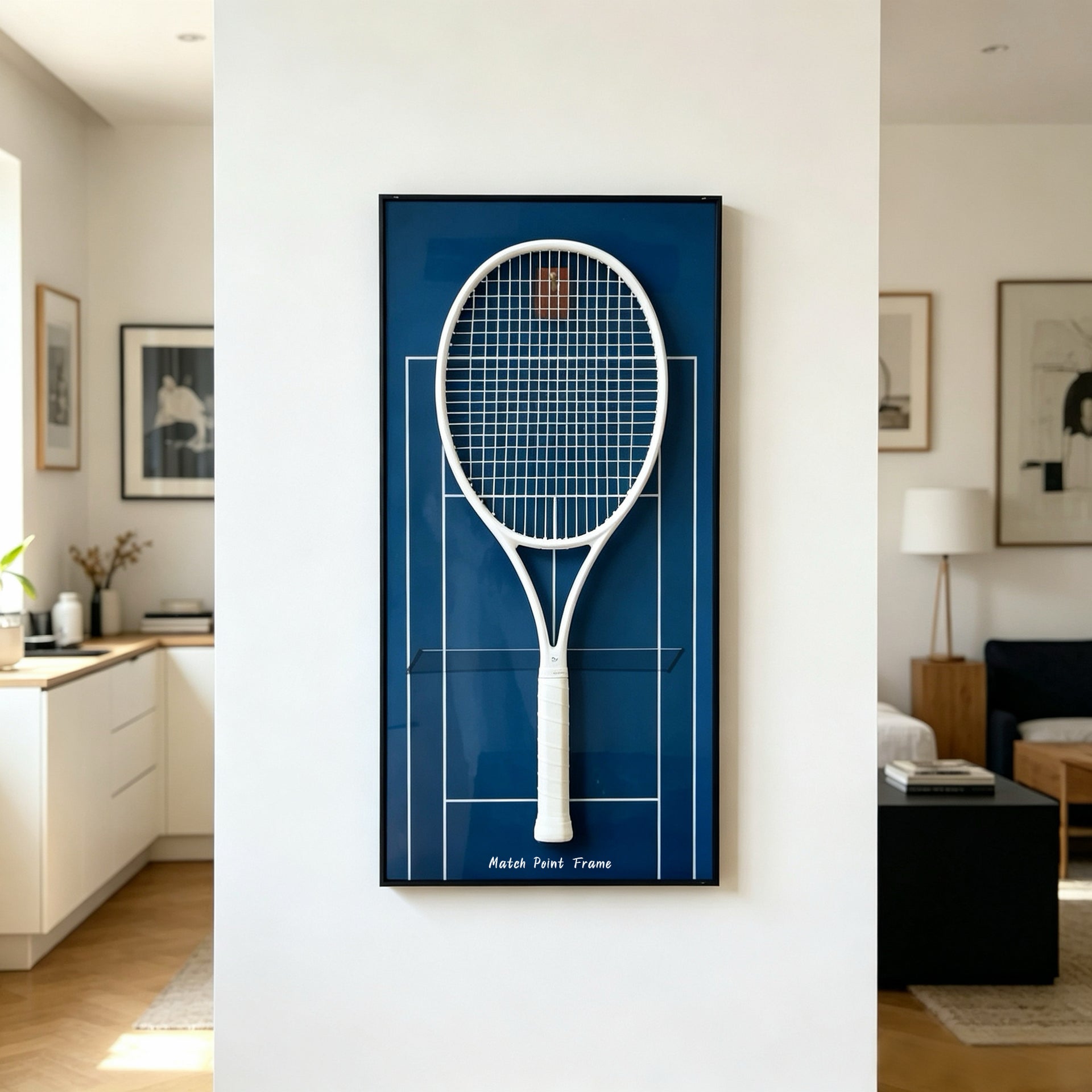 See your racket as it deserves to be seen.