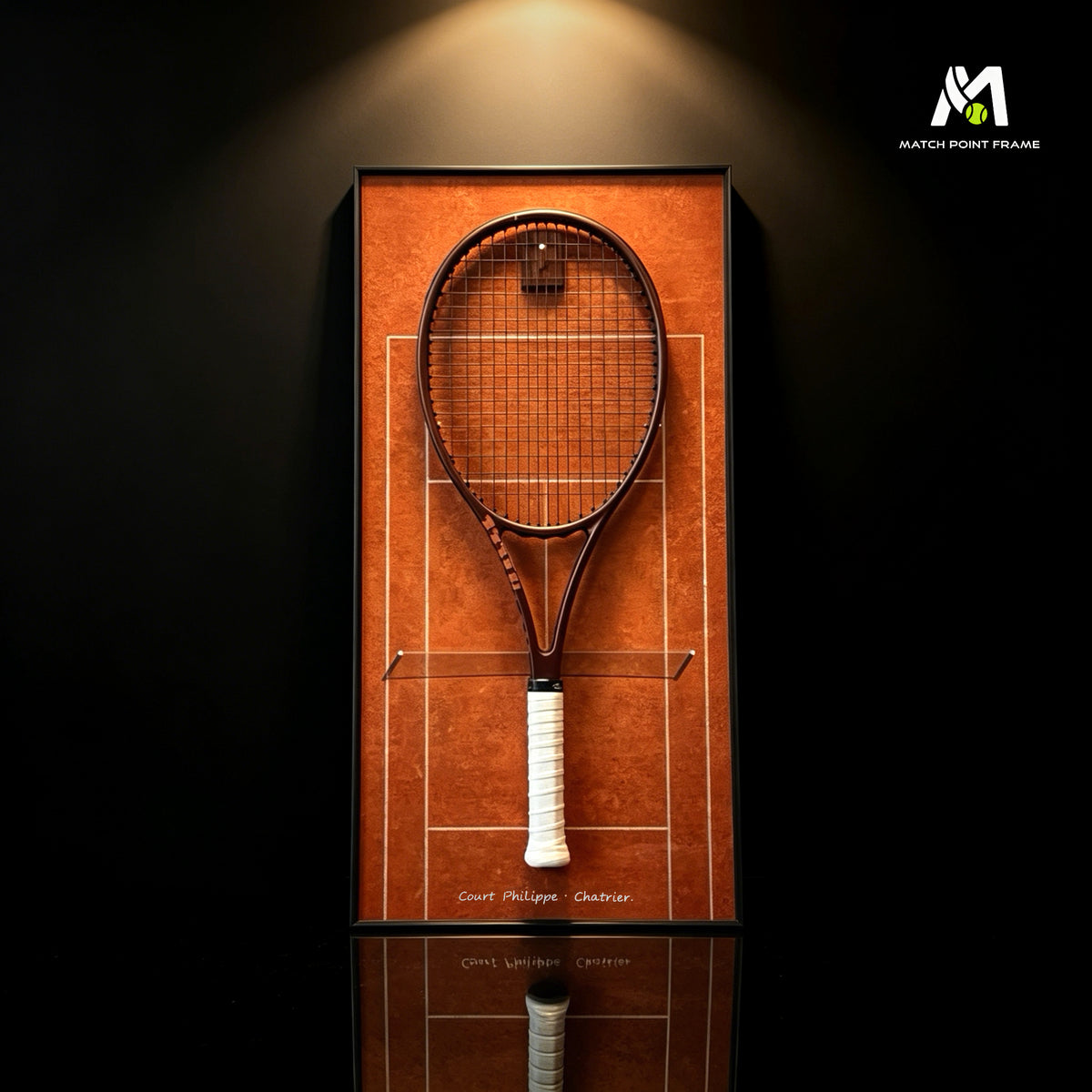 Roland Garros Inspired Square Tennis Racket Display Frame（Excluding the racket）