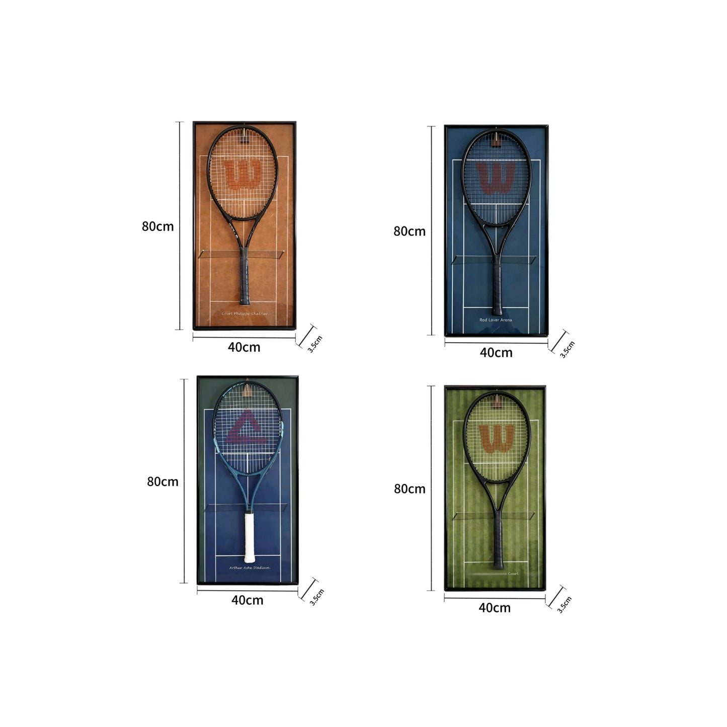 Grand Slam Collection – Tennis Racket Display Frame（Excluding the racket）