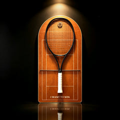 Roland Garros Inspired Tennis Racket Display Frame-1