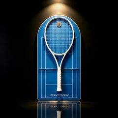 Australian Open Inspired Tennis Racket Display Frame-1