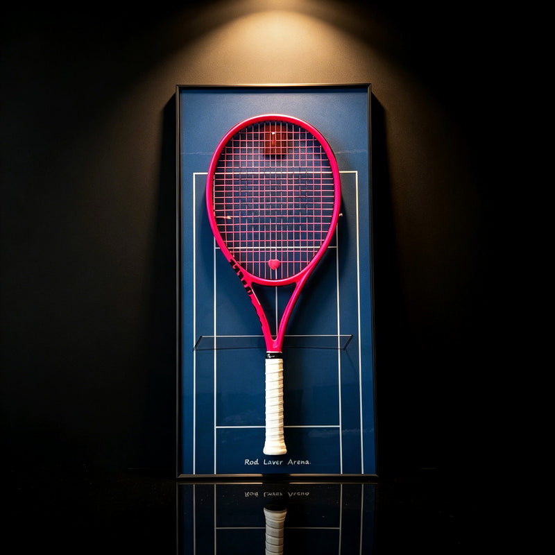 Australian Open Inspired Tennis Racket Display Frame-1