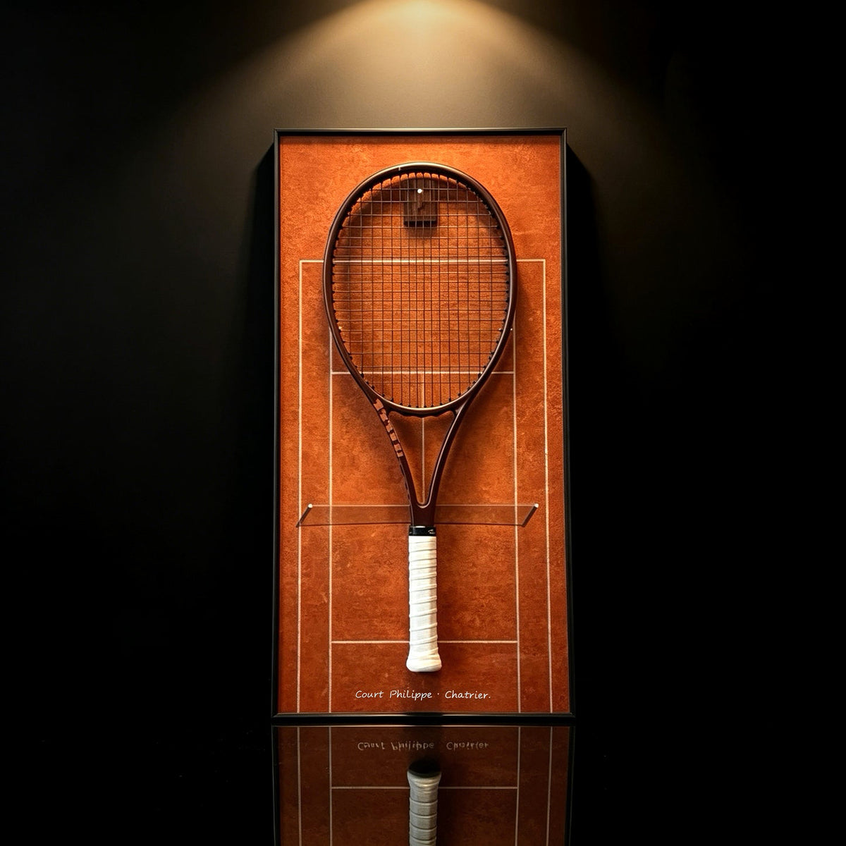 Roland Garros Inspired Tennis Racket Display Frame