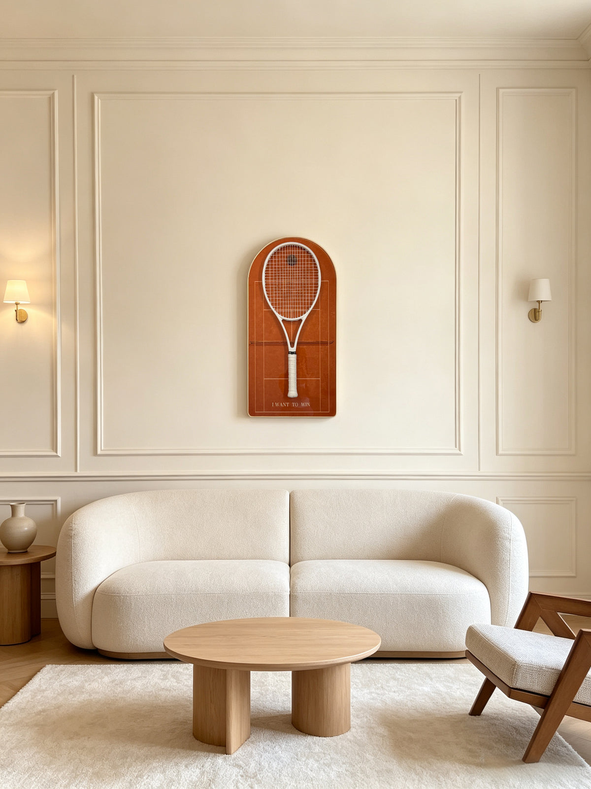 Roland Garros Inspired Tennis Racket Display Frame-6