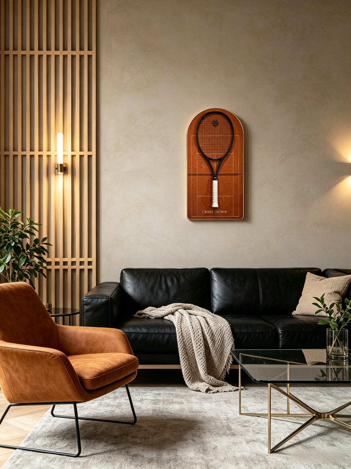Roland Garros Inspired Tennis Racket Display Frame-5