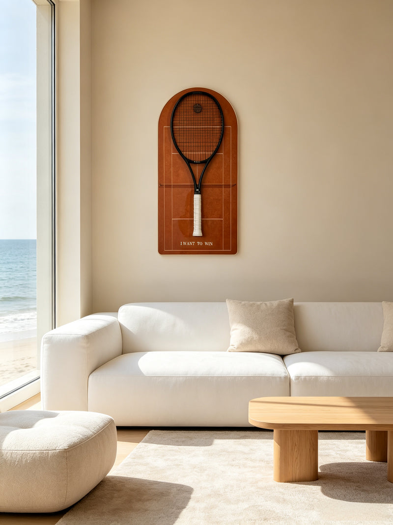 Roland Garros Inspired Tennis Racket Display Frame-9