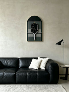 Pickleball Paddle Display Frame - Modern Wall Display-6
