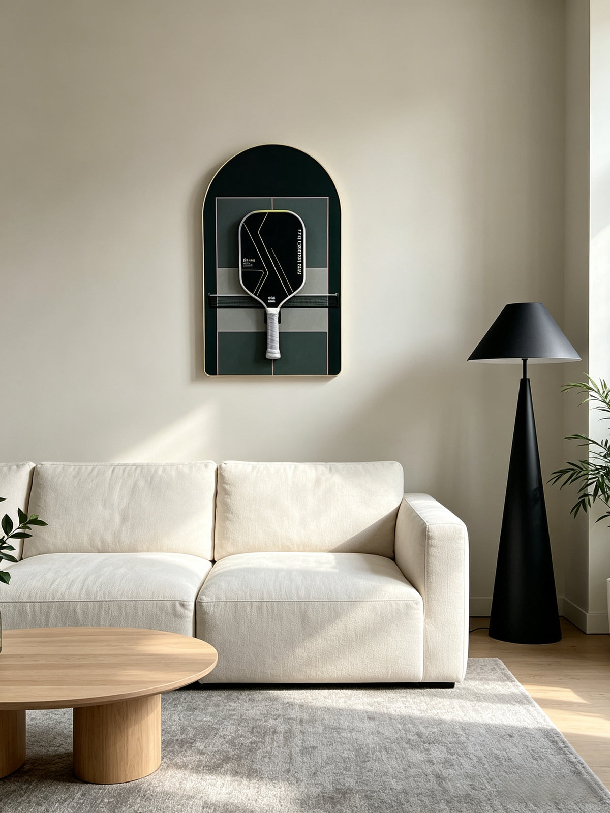 Pickleball Paddle Display Frame - Modern Wall Display-8