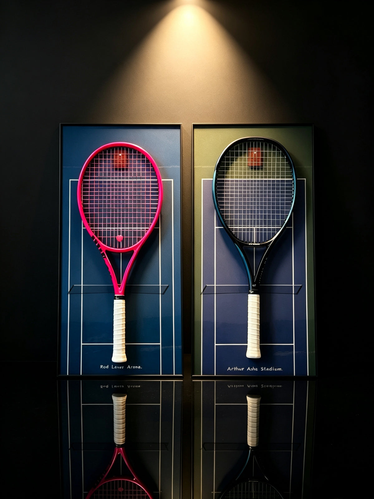 Tennis Racket Display Frame Sets | Build Your Tennis Wall-2