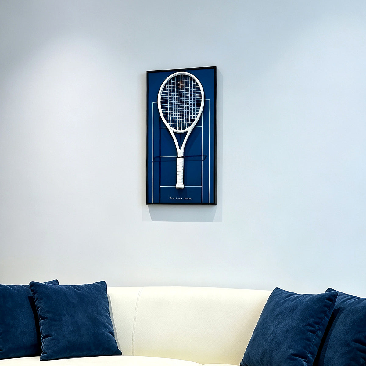 Australian Open Inspired Square Tennis Racket Display Frame（Excluding the racket）