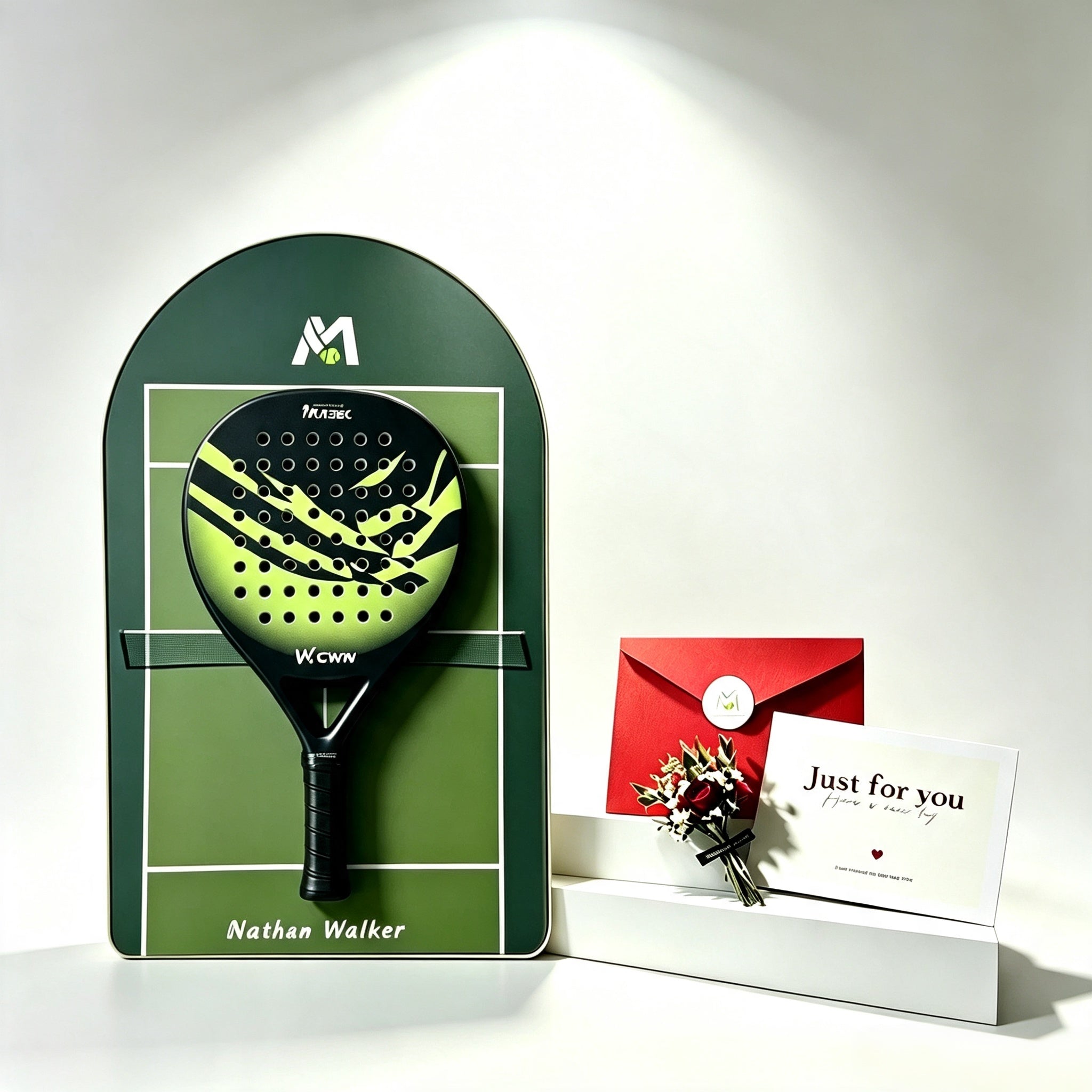 Custom Name Padel Racket Display Frame (Excluding the Racket)