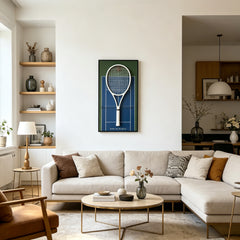 US Open Inspired Tennis Racket Display Frame-6