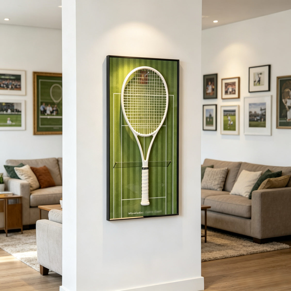 See your racket as it deserves to be seen.
