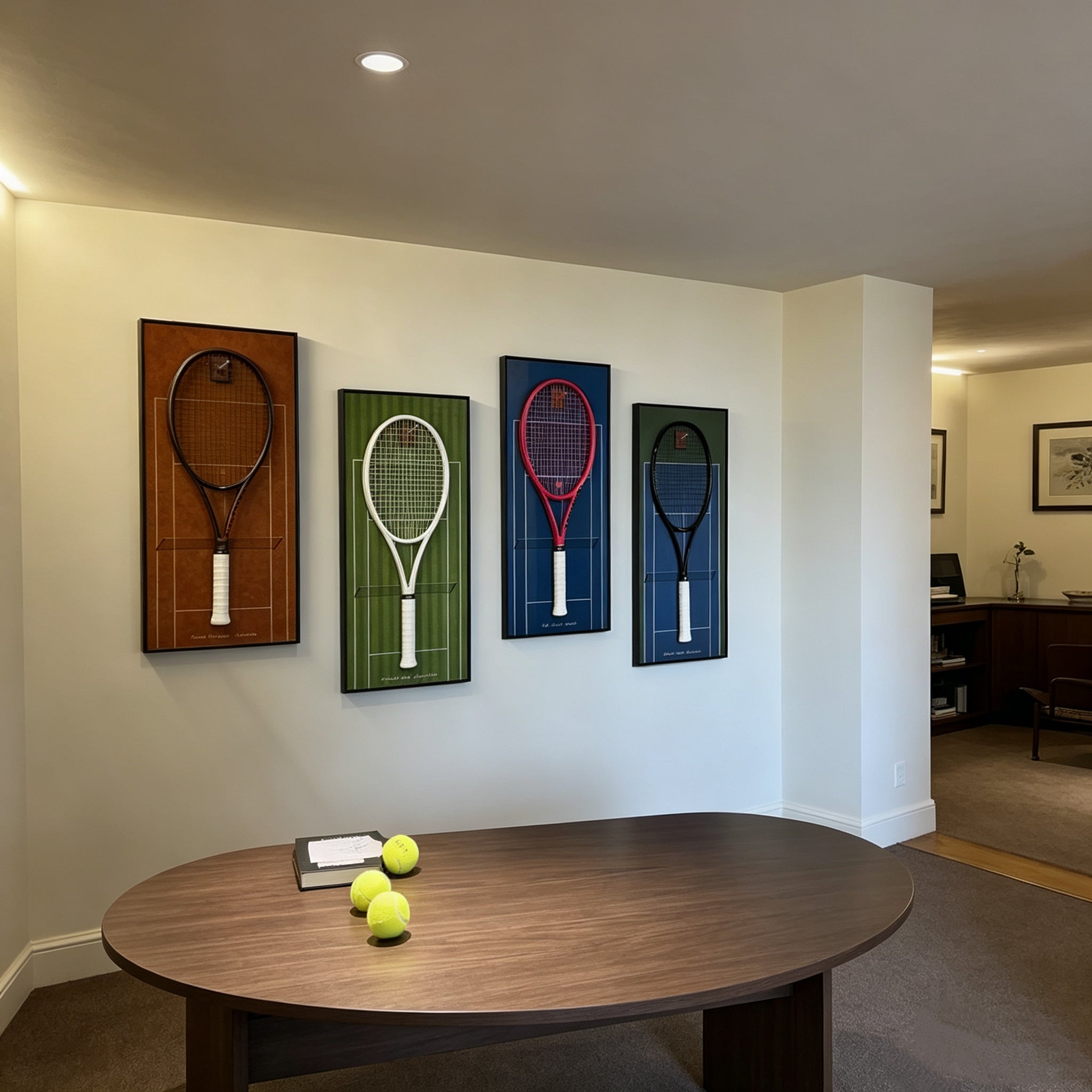 Grand Colors Collection – Tennis Racket Display Frame（Excluding the racket）