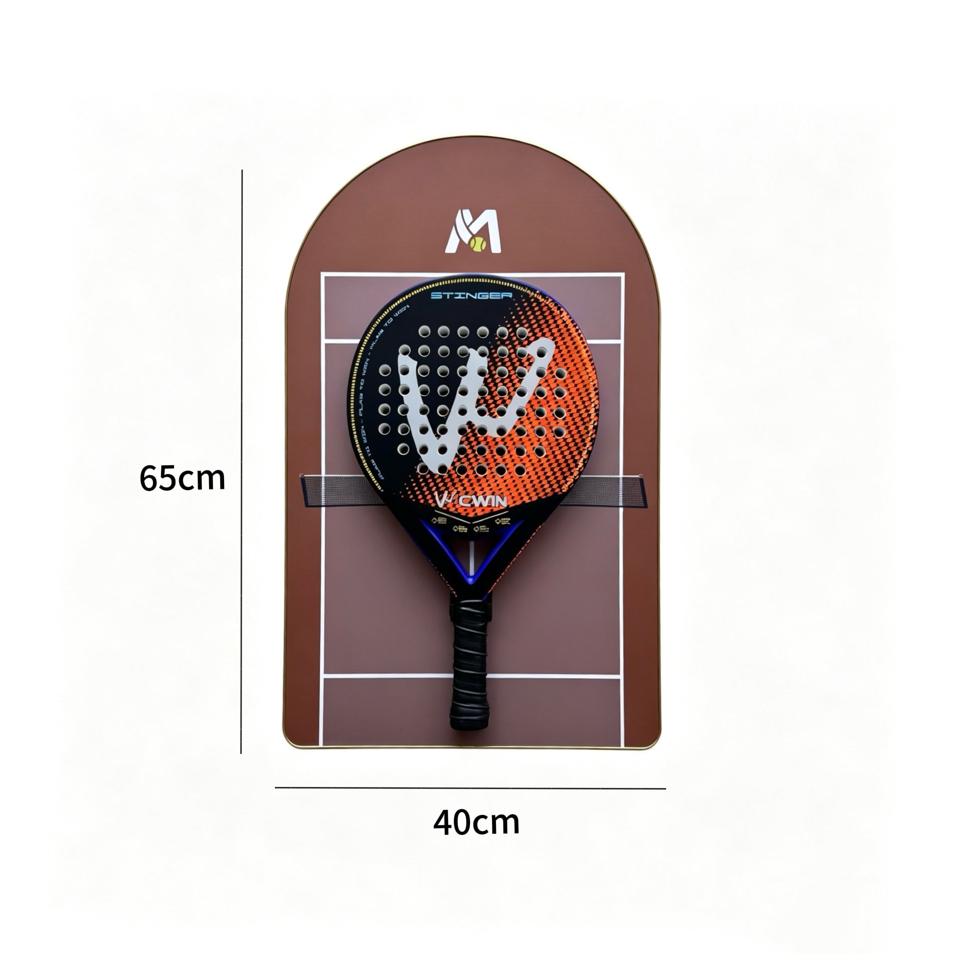 Padel Arched Racket Display Frame – Collector’s Wall Decor（Excluding the racket）