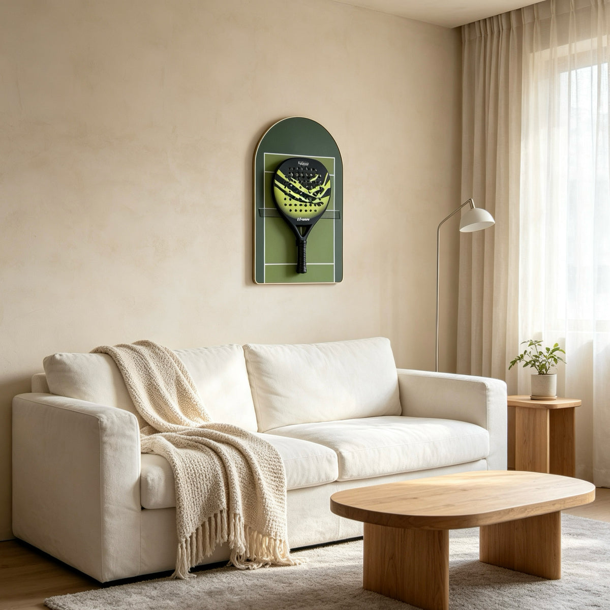 Padel Racket Wall Display Frame – Premium Wall Mount Showcase (Excluding the Racket)