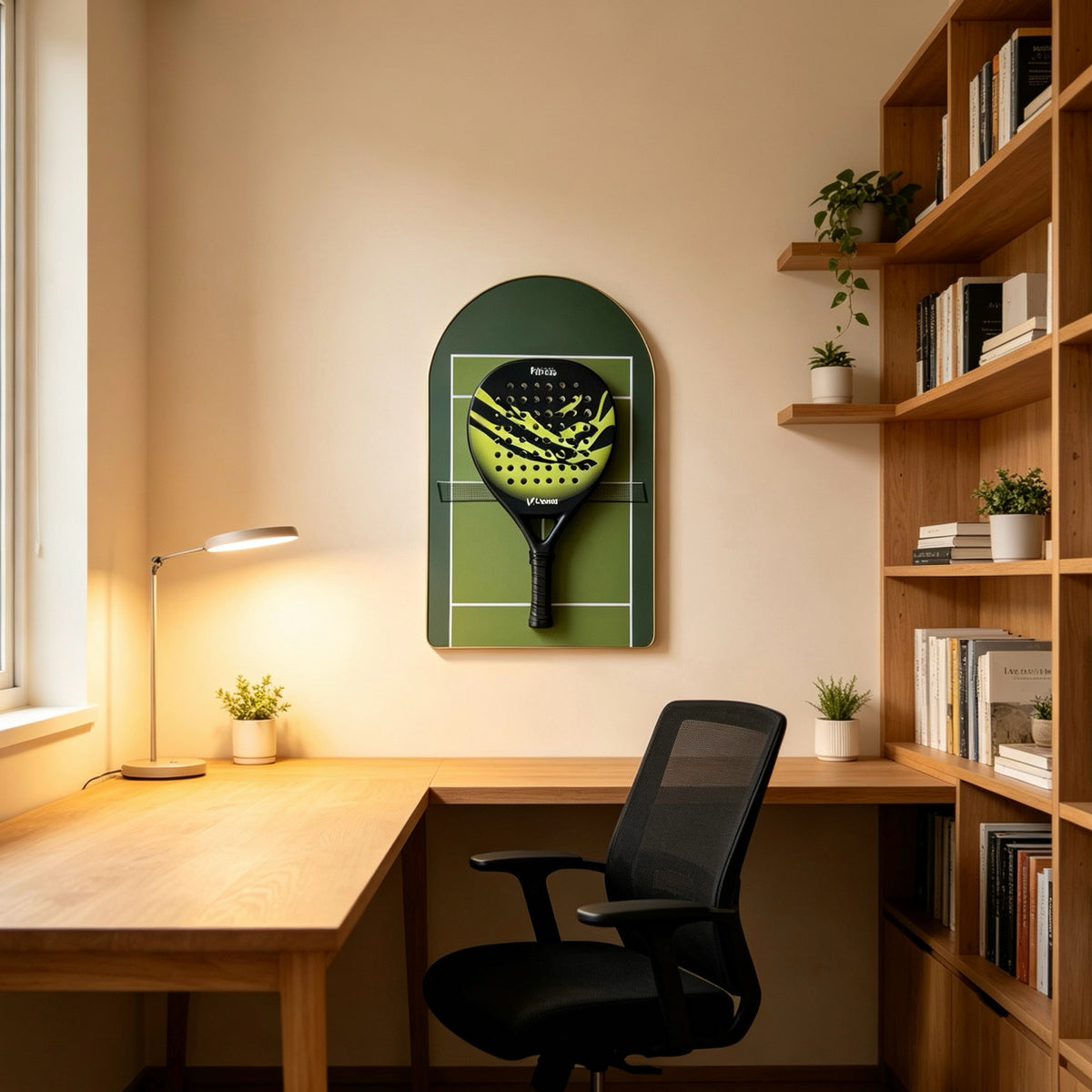 Padel Racket Wall Display Frame – Premium Wall Mount Showcase (Excluding the Racket)