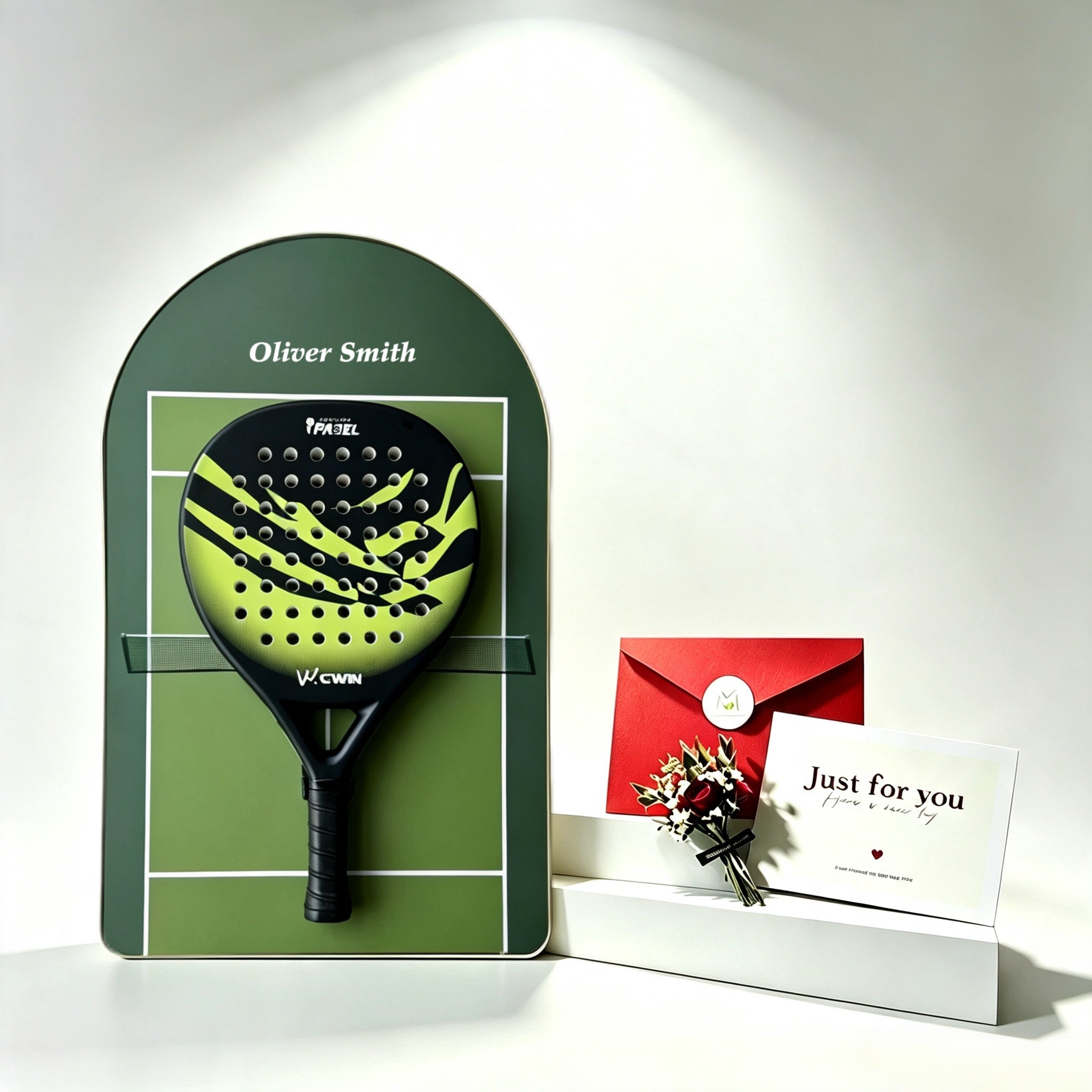 Custom Name Padel Racket Display Frame (Excluding the Racket)
