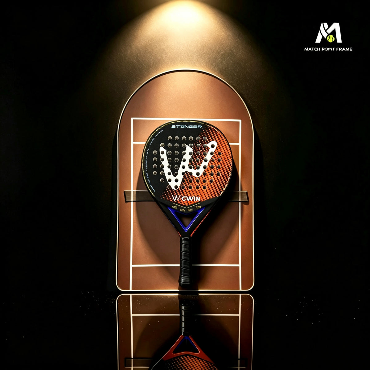 Padel Arched Racket Display Frame – Collector’s Wall Decor（Excluding the racket）