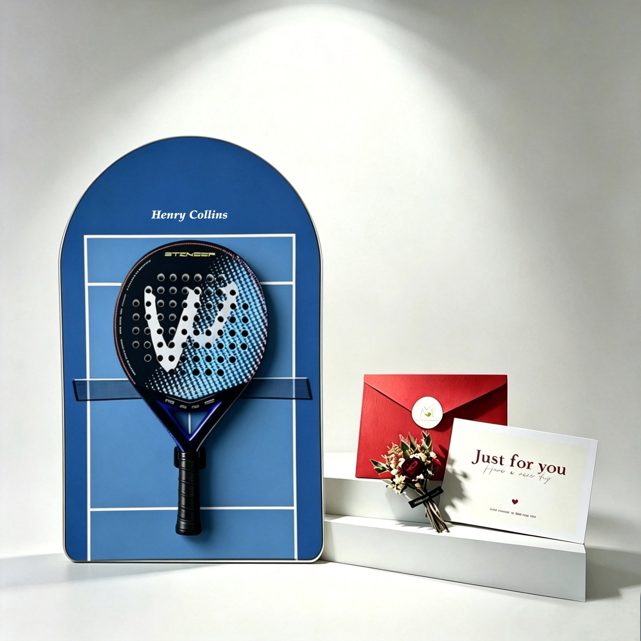 Custom Name Padel Racket Display Frame (Excluding the Racket)