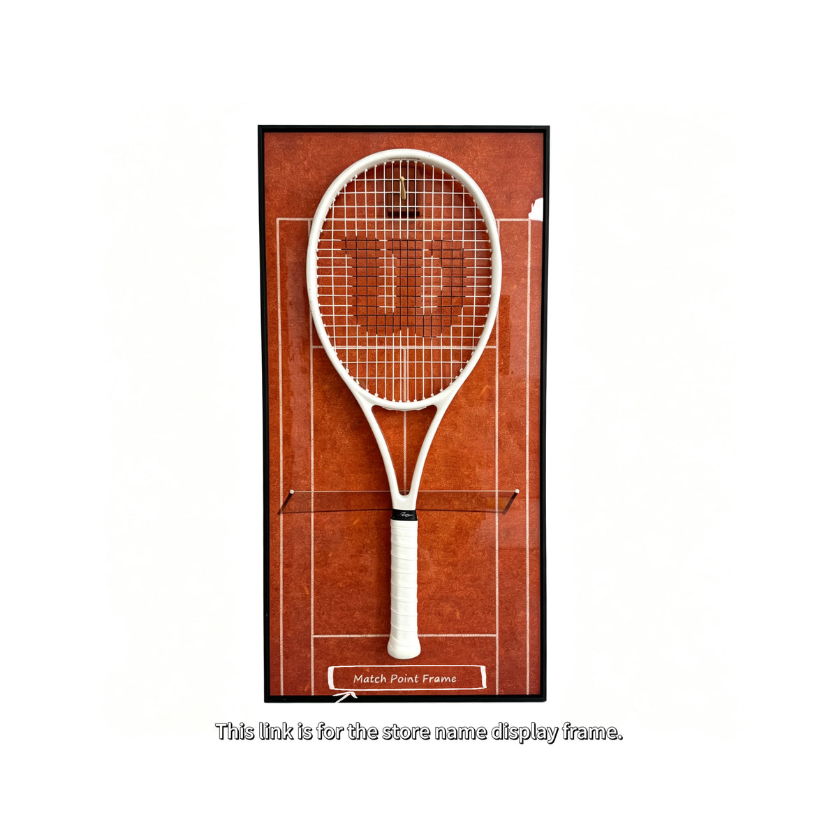 Match Point Frame® Logo Edition – Tennis Racket Display Frame | Special Offer