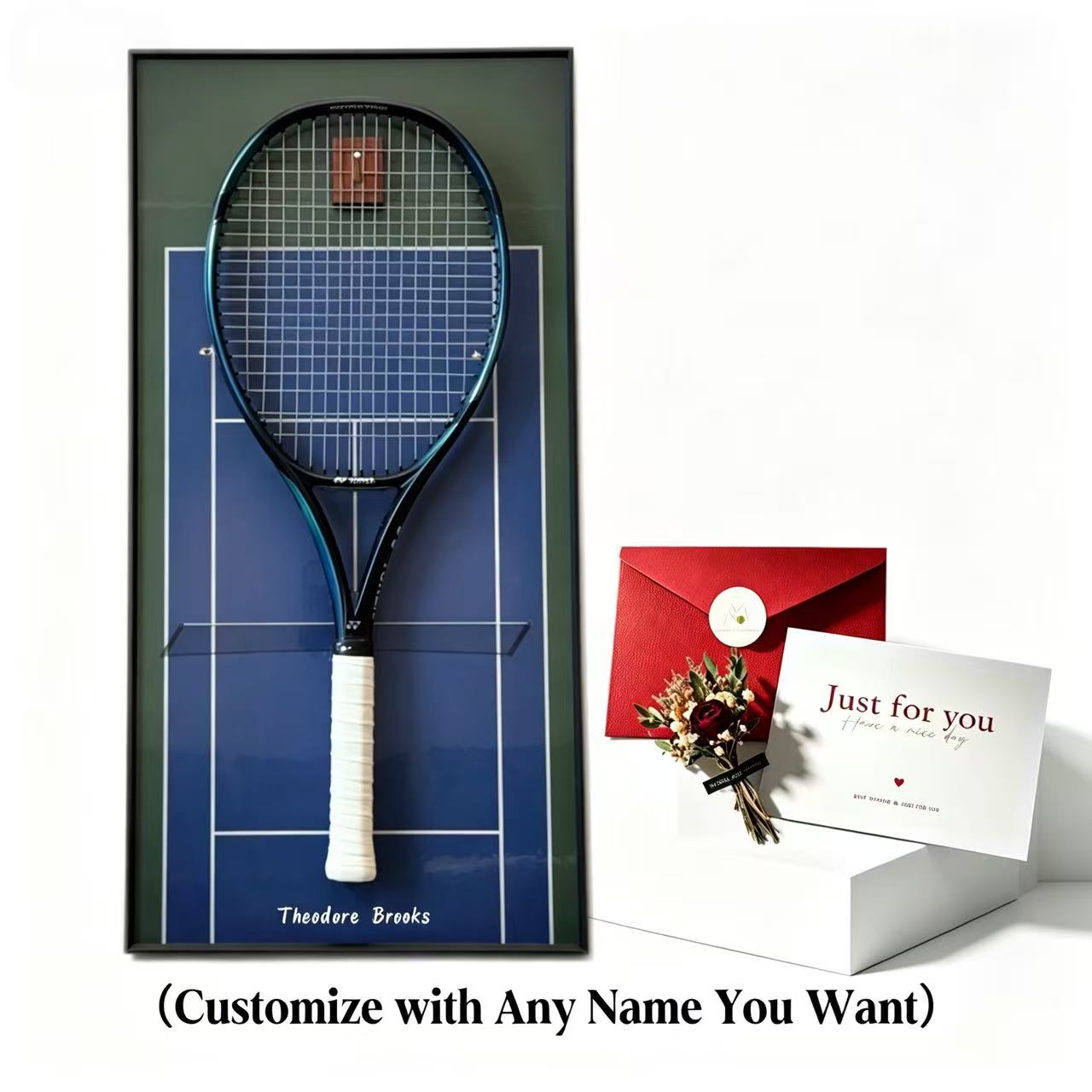 Personalized Display Frame Name Customize (Excluding the racket)