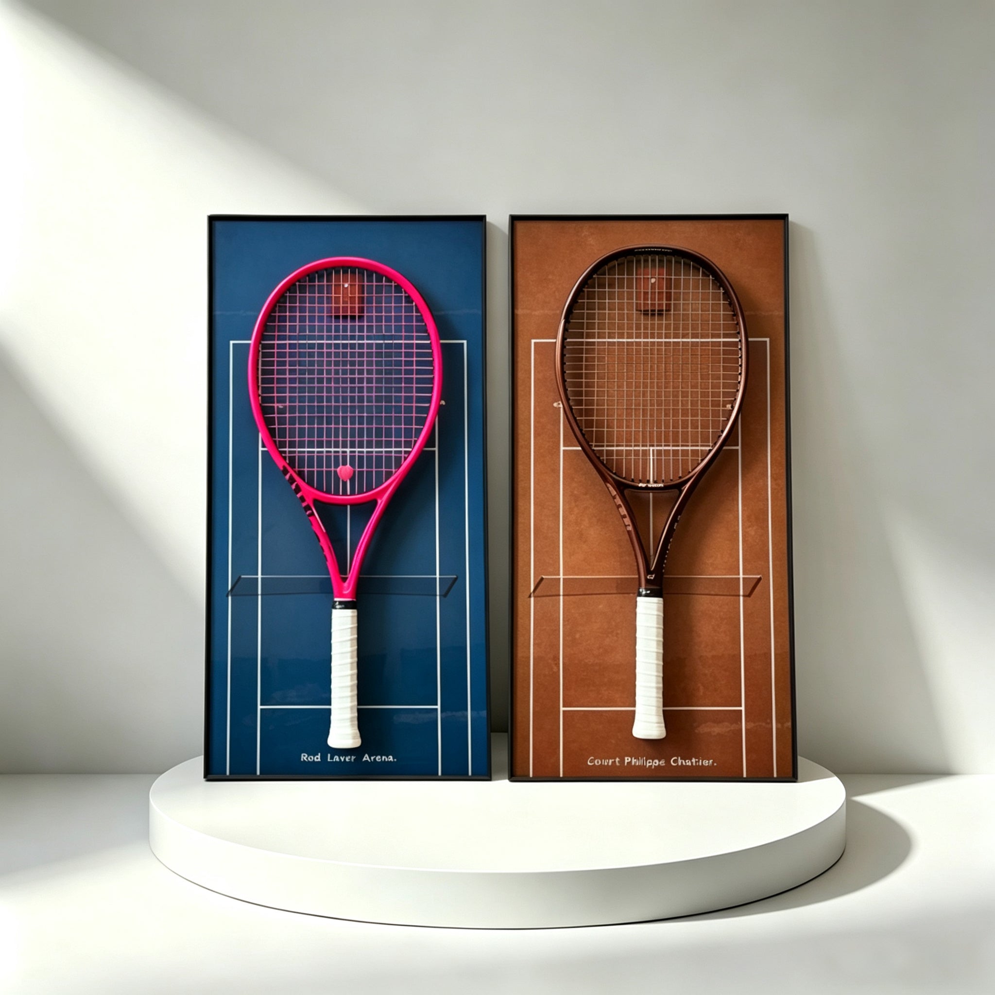 Tennis Racket Display Frame Collection | Multiple Sets（Excluding the racket）