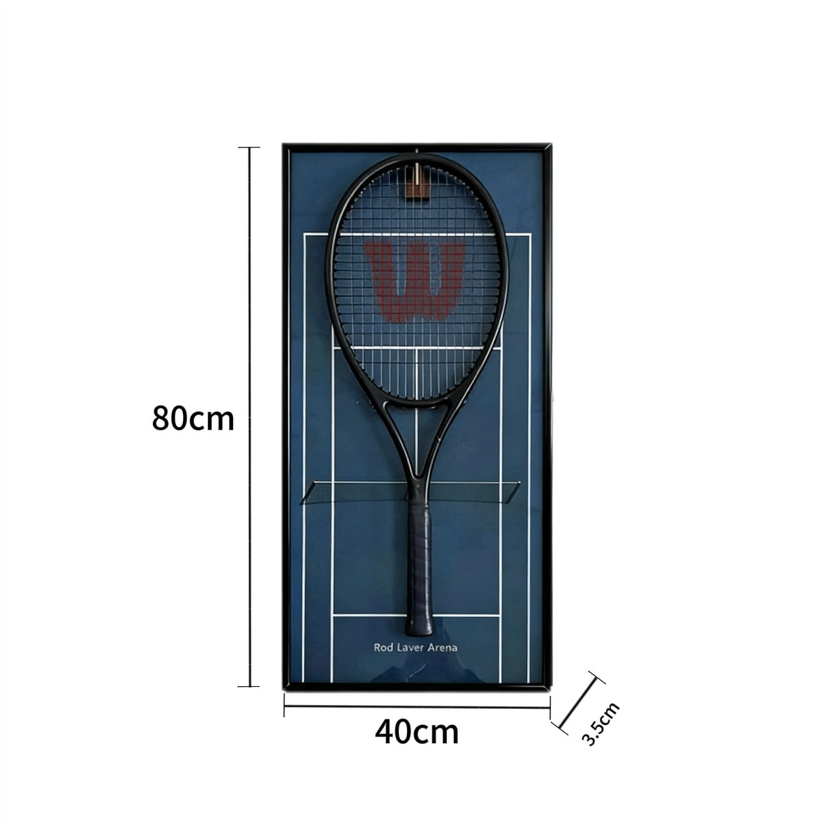 Australian Open Inspired Square Tennis Racket Display Frame（Excluding the racket）