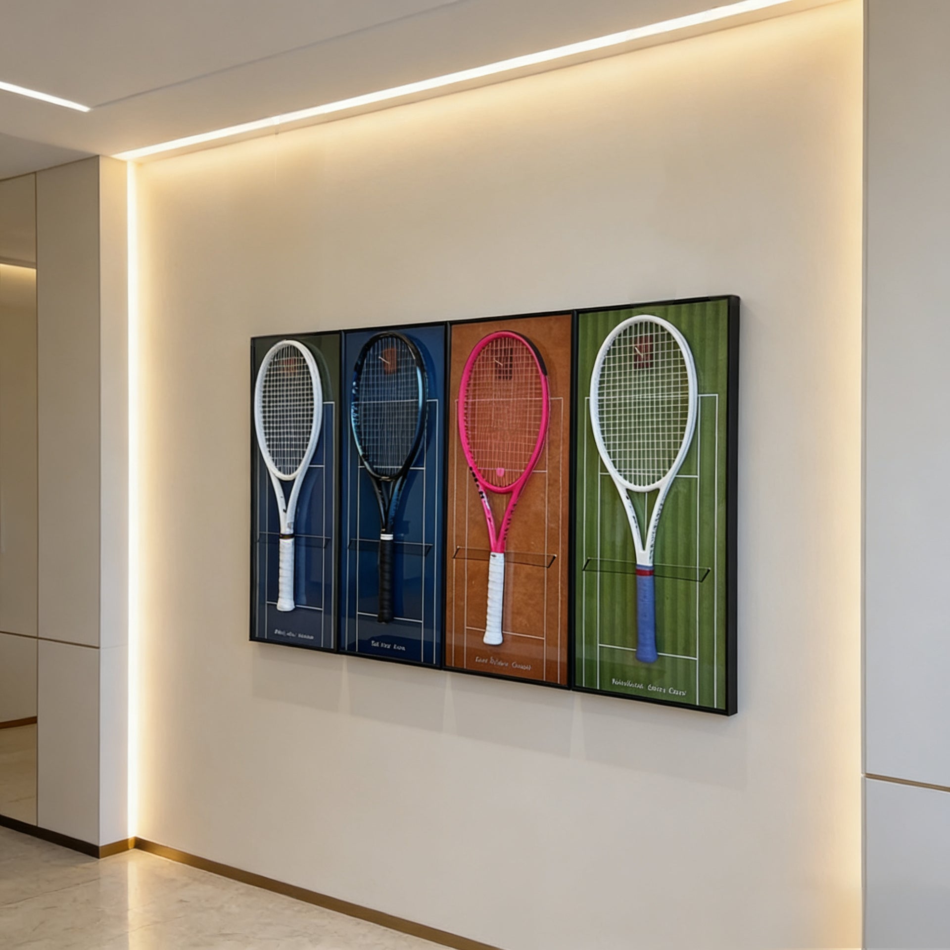See your racket as it deserves to be seen.