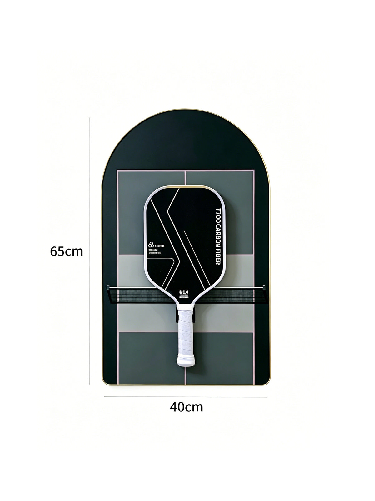Pickleball Paddle Display Frame - Modern Wall Display-9