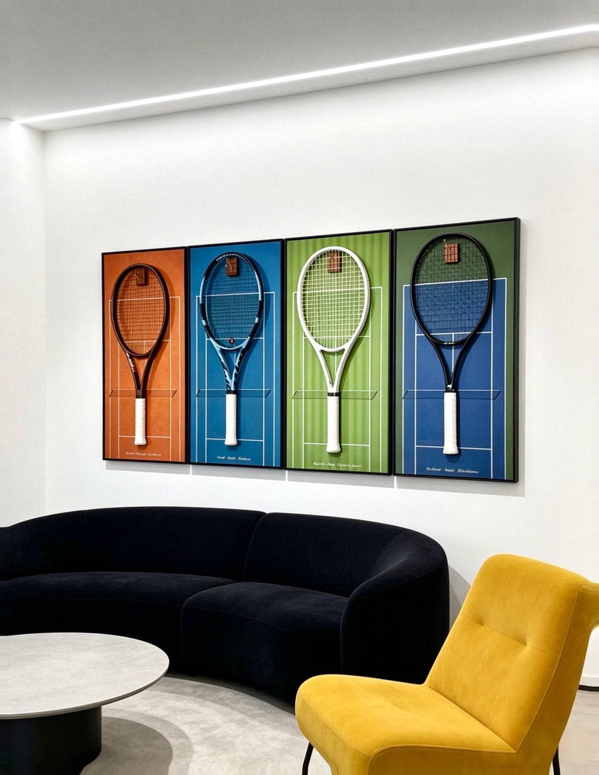 Grand Slam Collection | Tennis Racket Display Frames