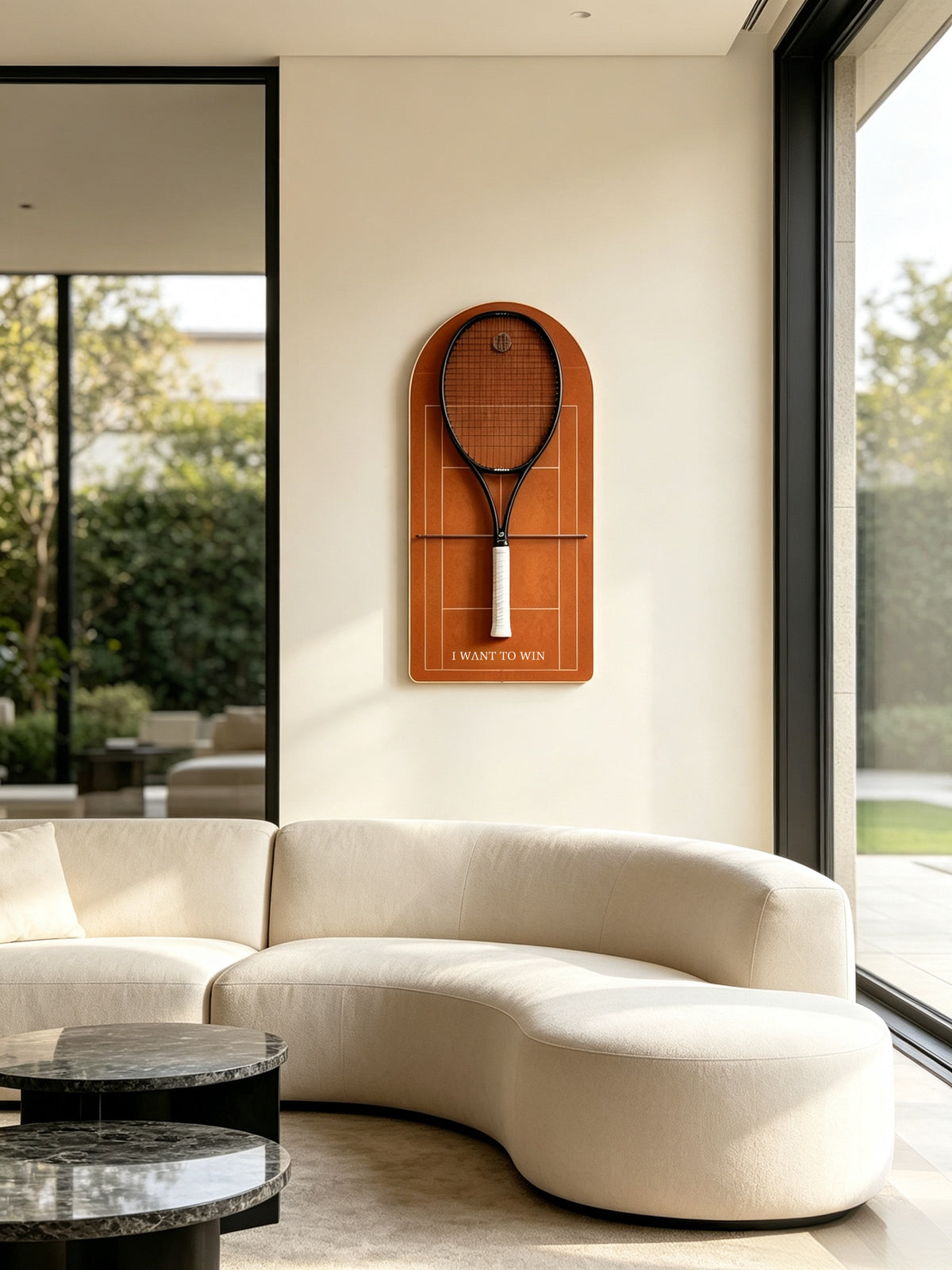 Roland Garros Inspired Tennis Racket Display Frame