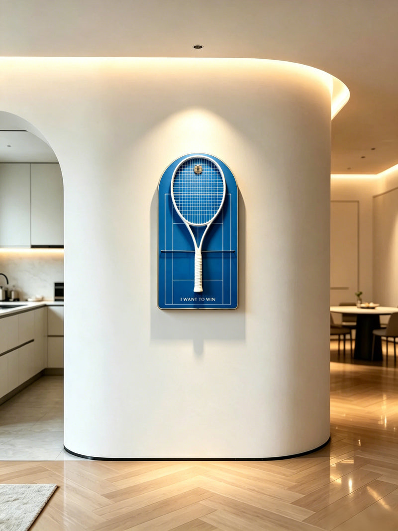 Australian Open Inspired Tennis Racket Display Frame-5