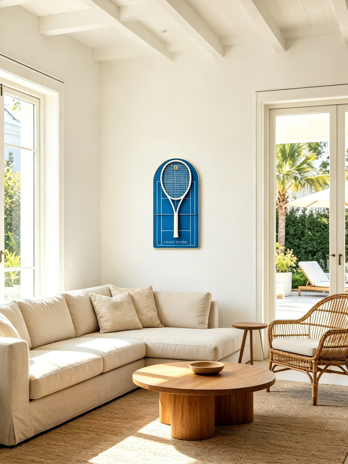 Australian Open Inspired Tennis Racket Display Frame-4